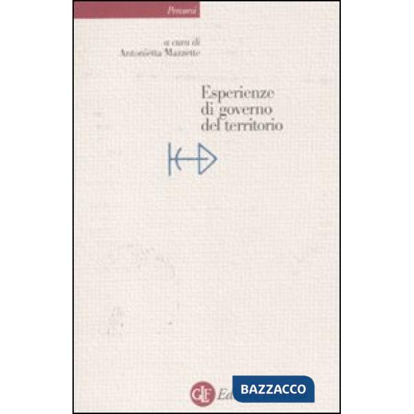 Esperienze di governo del territorio