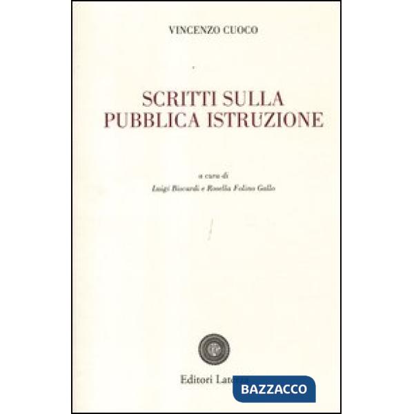 Scritti sulla pubblica istruzione