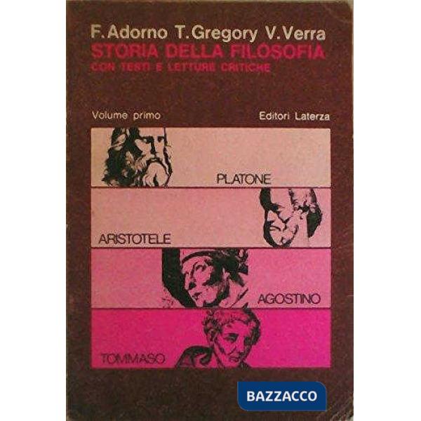 STORIA FILOSOFIA VOL. 1