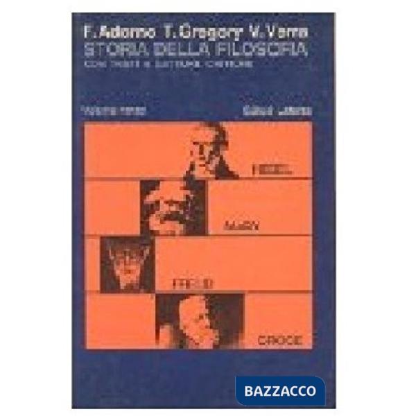 STORIA FILOSOFIA VOL. 3