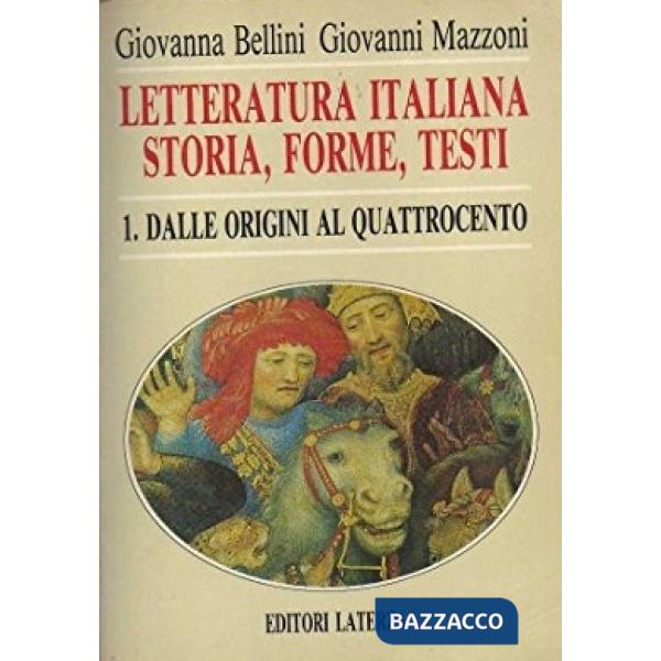 LETTERATURA ITALIANA VOL. 1