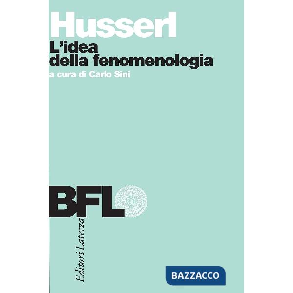 IDEA DELLA FENOMENOLOGIA (SINI)