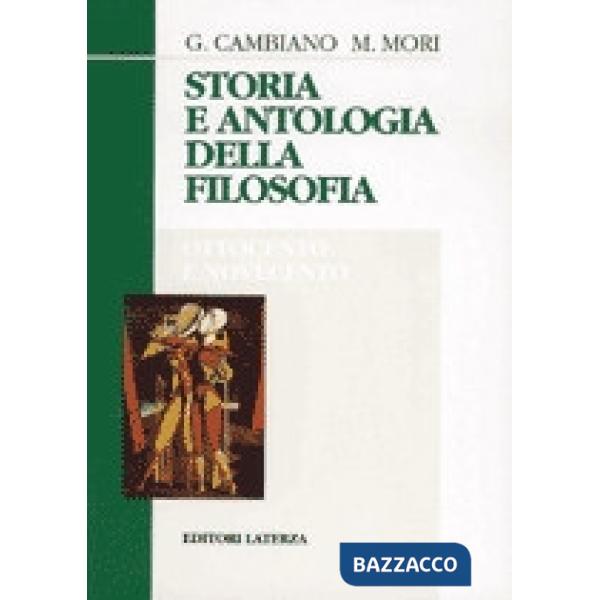 STORIA ANTOLOGIA FILOSOFIA VOL. 3 (V.E.)