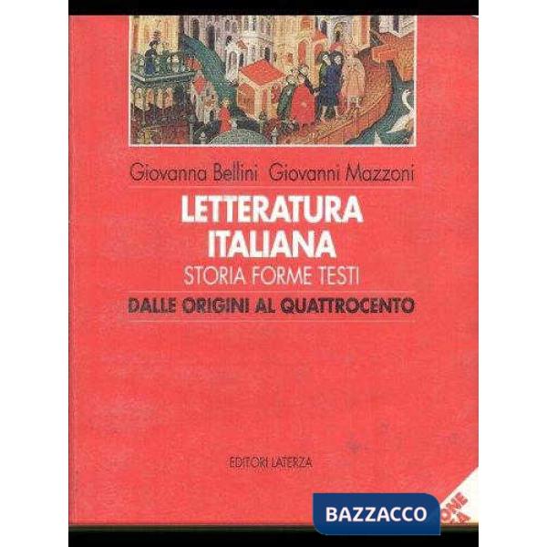 LETTERATURA ITALIANA VOL. 1 ED. ROSSA