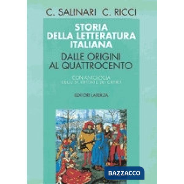 STORIA LETTERATURA ITALIANA VOL. 1