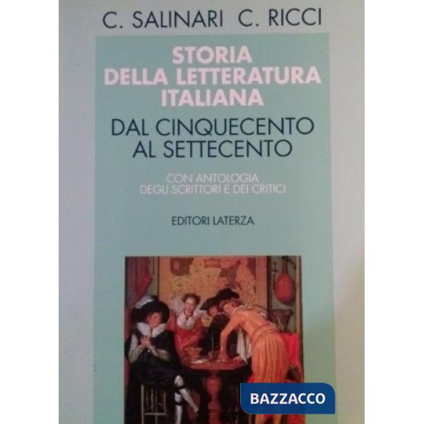 STORIA LETTERATURA ITALIANA VOL. 2