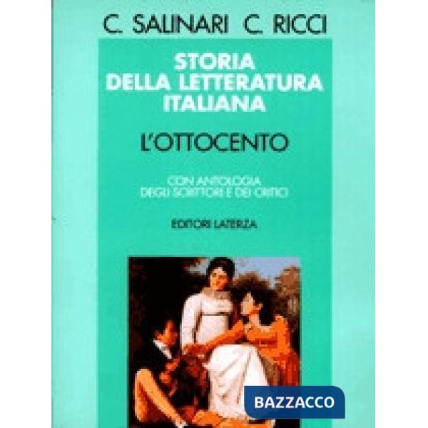 STORIA LETTERATURA ITALIANA VOL. 3/1
