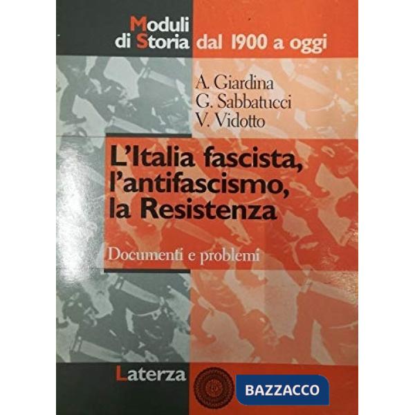 MODULI STORIA ITALIA FASCISTA