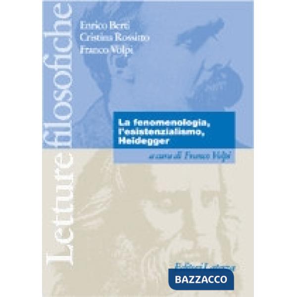 FENOMENOLOGIA ESISTENZIALISMO HEIDEGGER