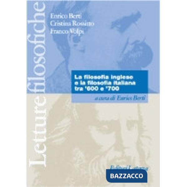 FILOSOFIA INGLESE E ITAL.TRA 600/700 L.F
