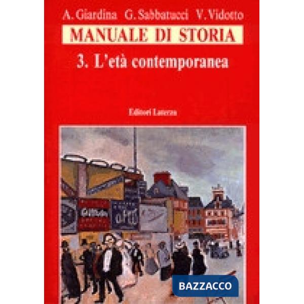 MANUALE STORIA VOL. 3 (N. E.)