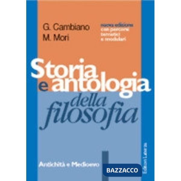 STORIA E ANTOLOGIA DELLA FILOSOFIA 1