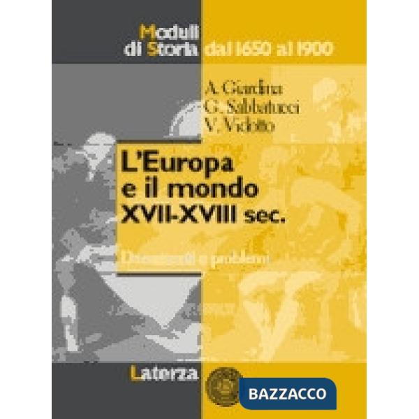 EUROPA E IL MONDO XVII-XVIII SEC.