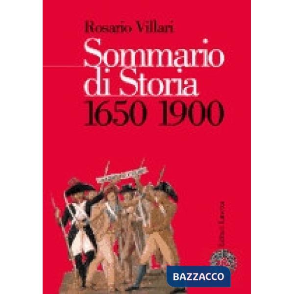 SOMMARIO DI STORIA 2 X TR 1650-1900