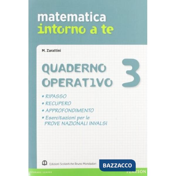 MATEMATICA INTORNO A TE 3 QUADERNO