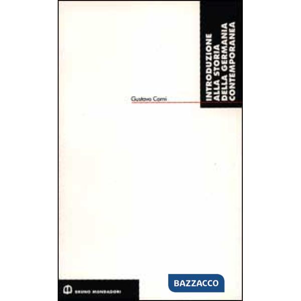 Introduzione alla storia della Germania contemporanea