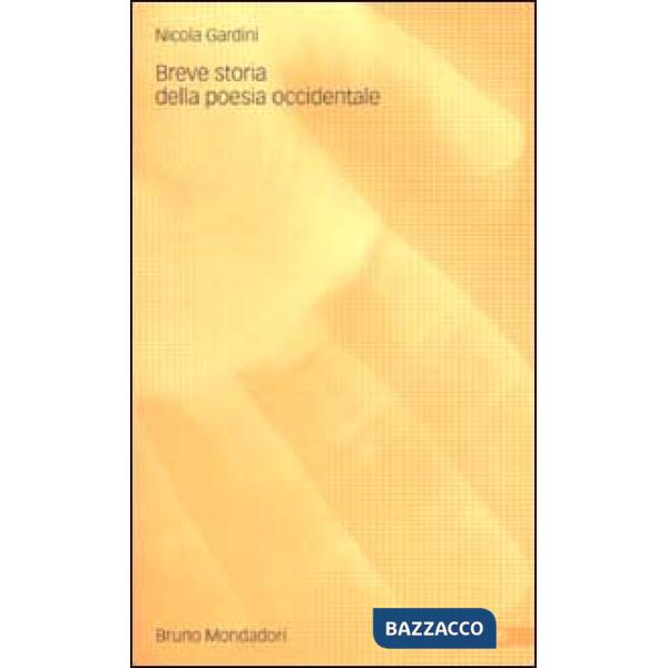 Breve storia della poesia occidentale