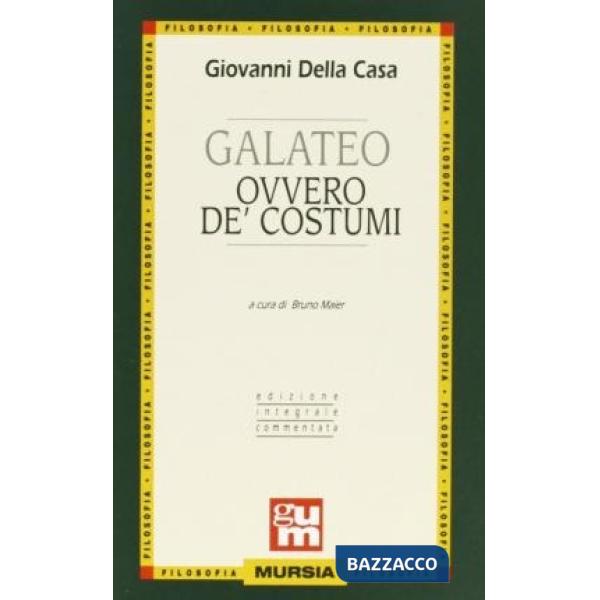 Galateo ovvero de' costumi