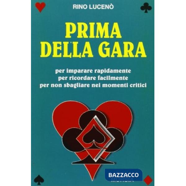 Prima della gara. Per imparare rapidamente, per ricordare facilmente, per non sbagliare nei momenti critici