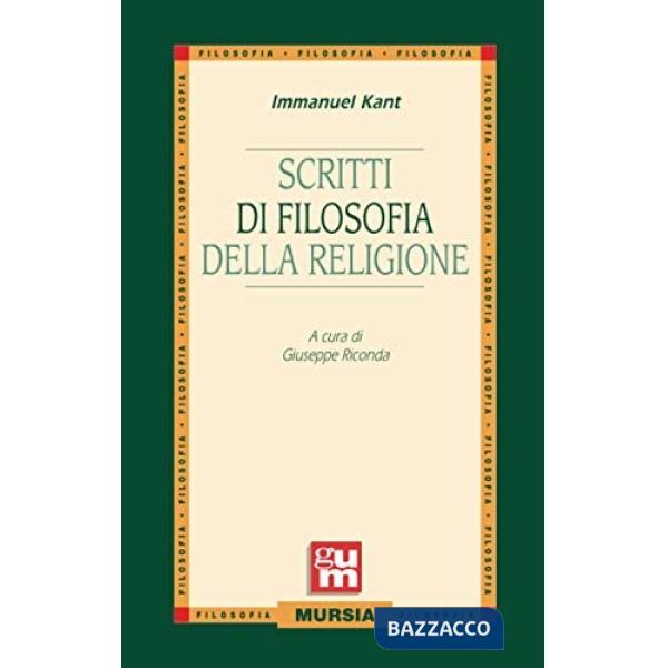 Scritti di filosofia della religione