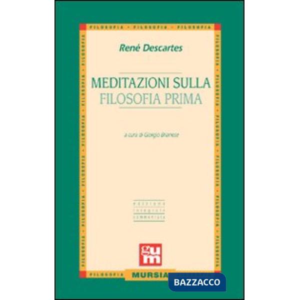 Meditazioni sulla filosofia prima