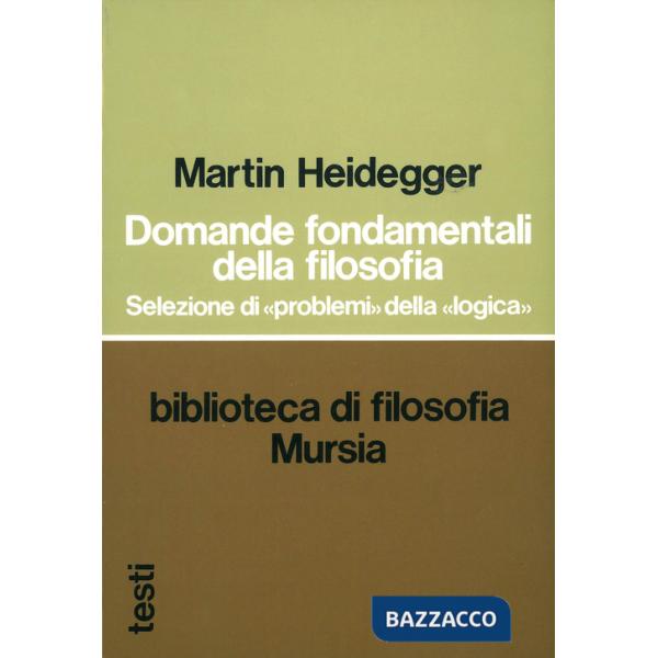 Domande fondamentali della filosofia. Selezione di problemi della logica