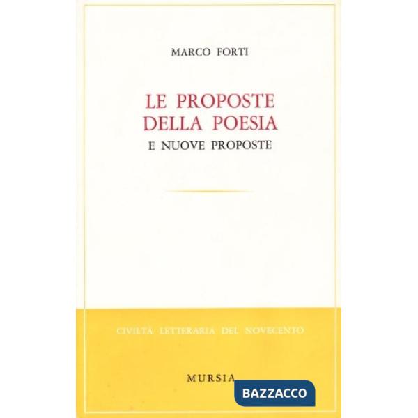 Proposte della poesia e nuove proposte (Le)