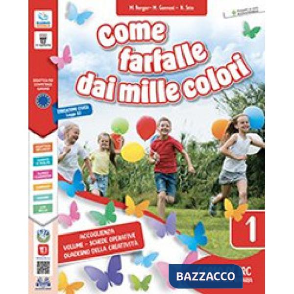 COME FARFALLE DAI MILLE COLORI 1-2-3 + E-BOOK
