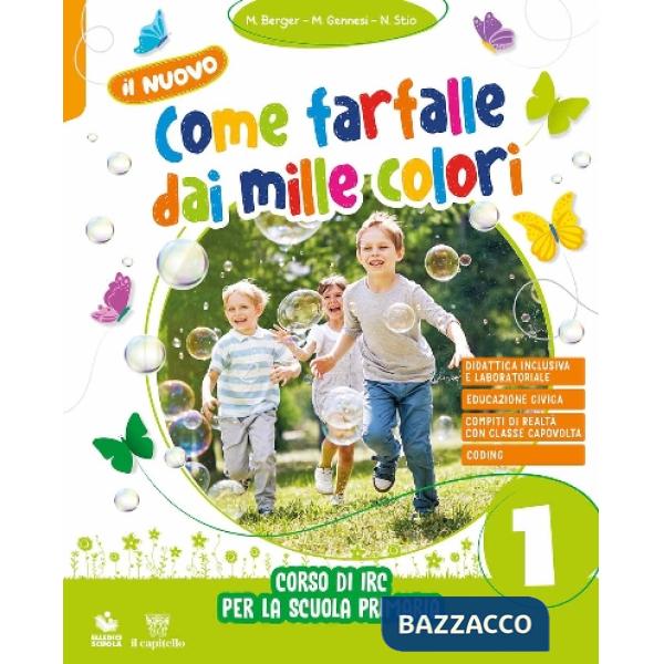 NUOVO COME FARFALLE DAI MILLE COLORI 1-2-3 (IL)