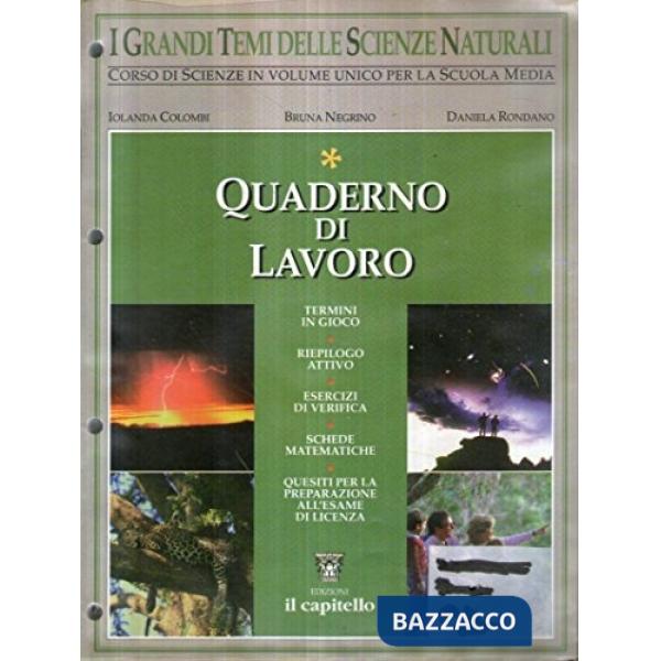 GRANDI TEMI DELLE SCIENZE NATURALI + ESERC.