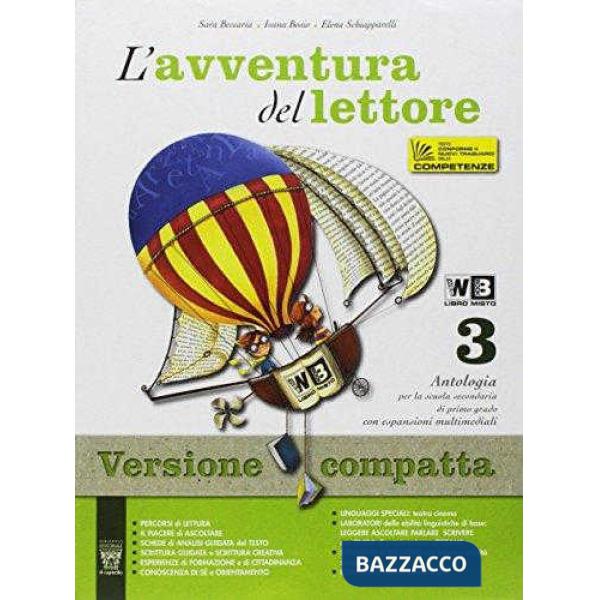 AVVENTURA DEL LETTORE 3 COMPLETO + COMPETENZE