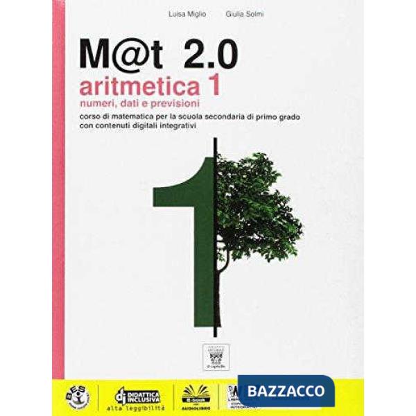 MAT (M@T) 2.0 - ARITMETICA 1 + GEOMETRIA 1 + DVD DIG.