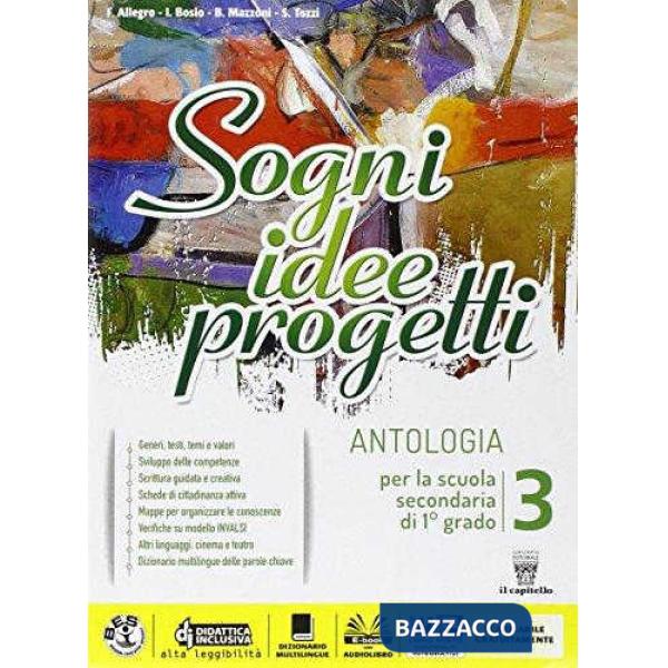 SOGNI, IDEE, PROGETTI 3 + EBOOK COMPET.