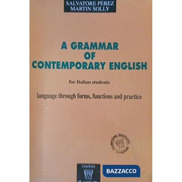 GRAMMAR OF CONTEMPORARY ENGLISH