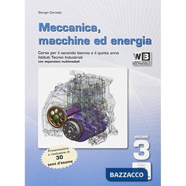 MECCANICA MACCHINE ED ENERGIA 3 LIBRO MISTO