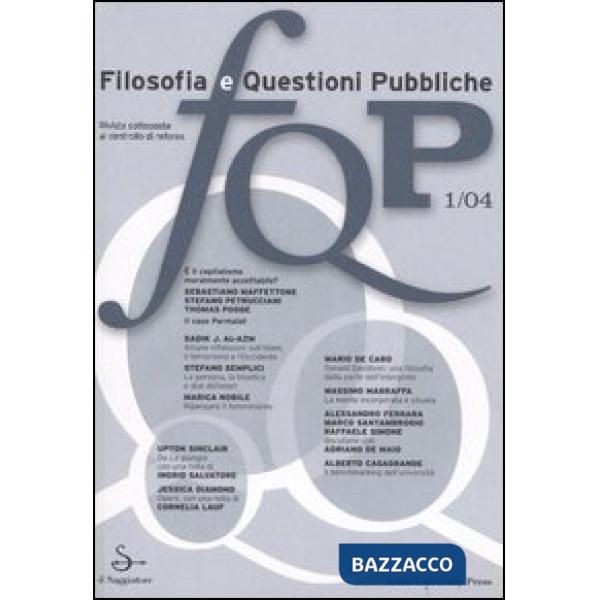 FQP. Filosofia e questioni pubbliche (2004). Vol. 1