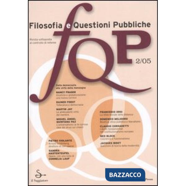 FQP. Filosofia e questioni pubbliche (2005). Vol. 2