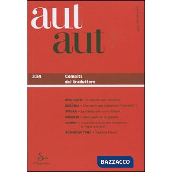 Aut aut. Vol. 334: Compiti del traduttore