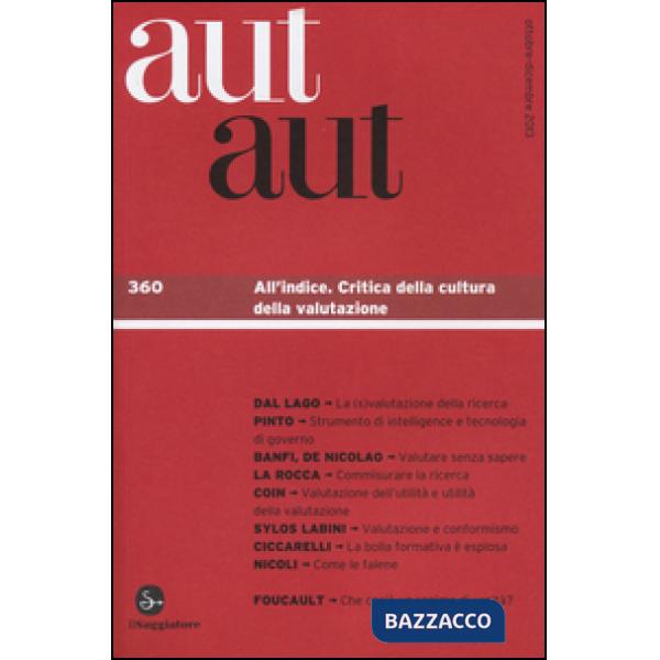 Aut aut. Vol. 360