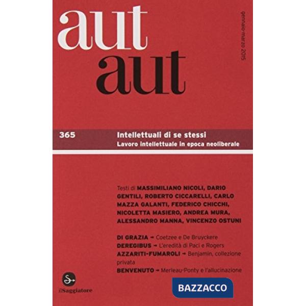 Aut aut. Vol. 365