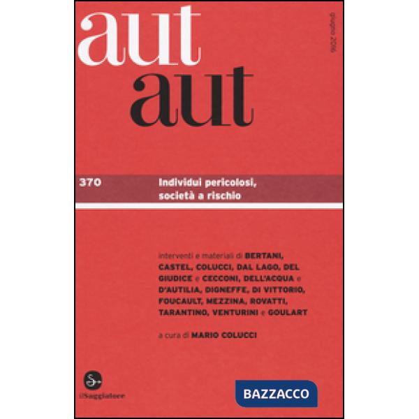 Aut aut. Vol. 370
