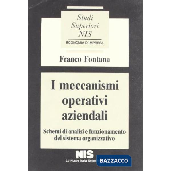 Meccanismi operativi aziendali. Schemi di analisi e funzionamento del sistema organizzativo (I)