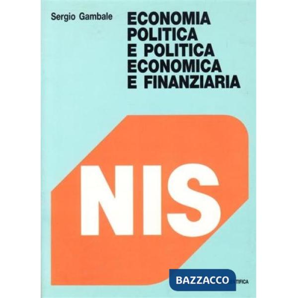 Economia politica e politica economica e finanziaria