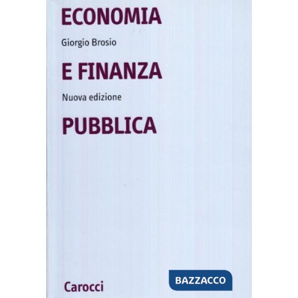 Economia e finanza pubblica