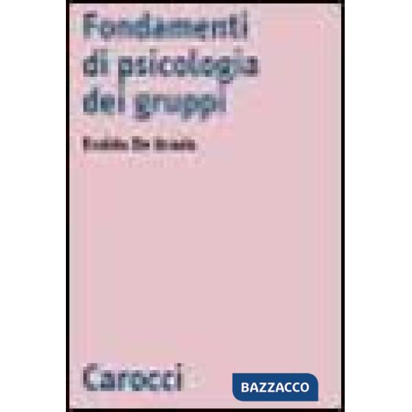Fondamenti di psicologia dei gruppi