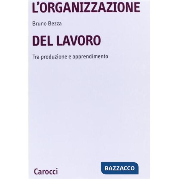 Organizzazione del lavoro. Tra produzione e apprendimento (L')