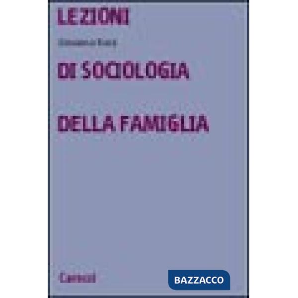 Lezioni di sociologia della famiglia