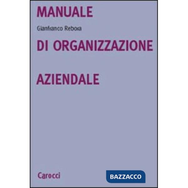Manuale di organizzazione aziendale