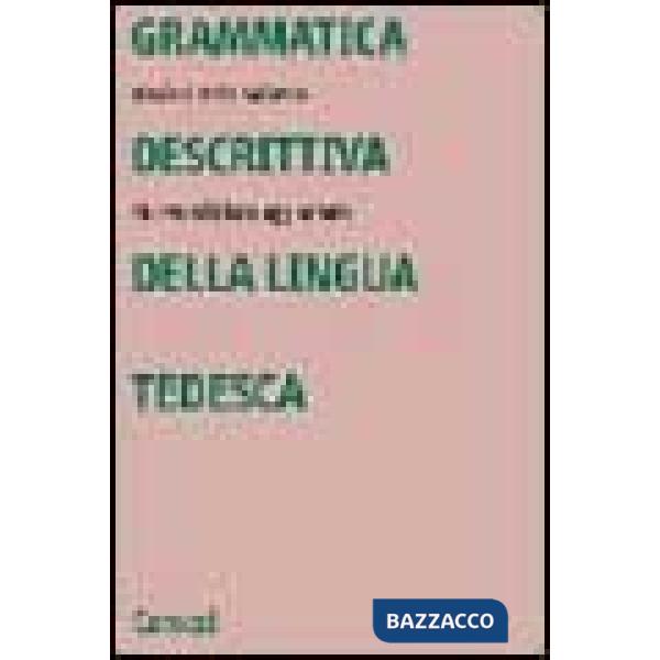 Grammatica descrittiva della lingua tedesca