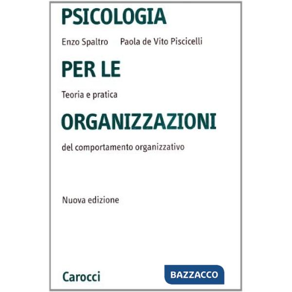 Psicologia per le organizzazioni